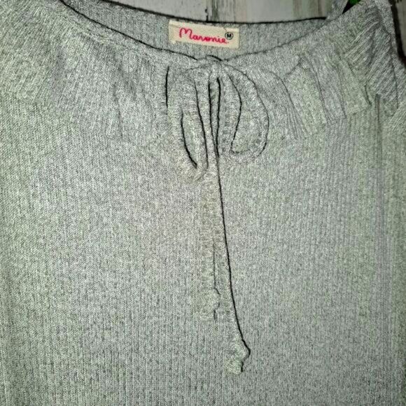 Anthropologie Ruffled Sundress in GRAY - Picture 4 of 6